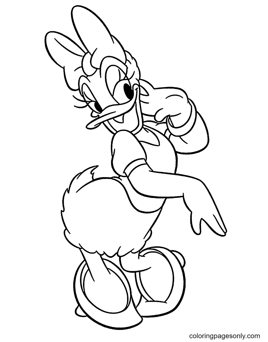 28 Adorable Cute Duck Coloring Pages Printable 23