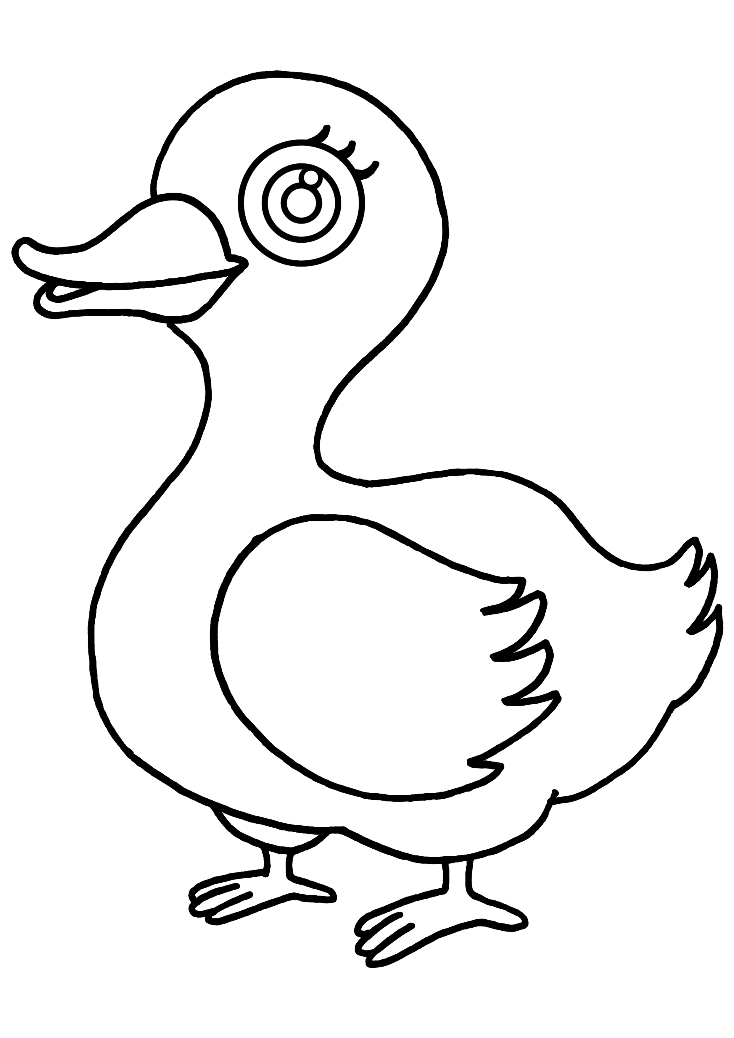 28 Adorable Cute Duck Coloring Pages Printable 27