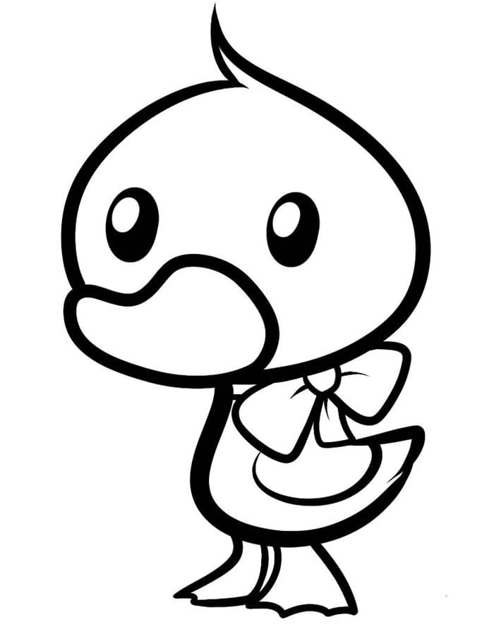 28 Adorable Cute Duck Coloring Pages Printable 28