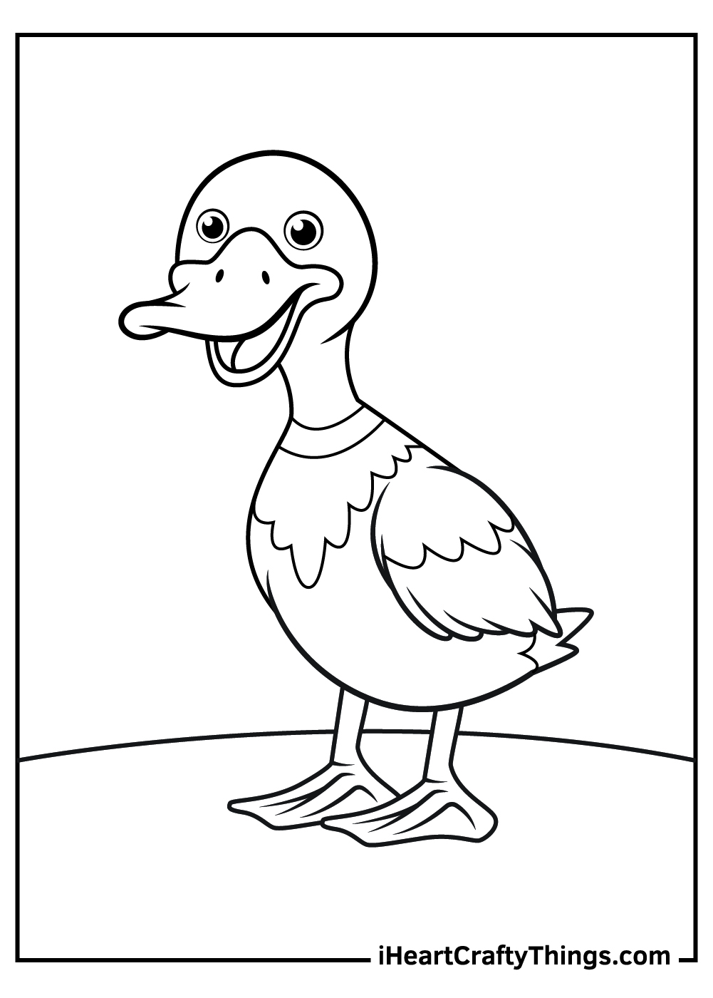 28 Adorable Cute Duck Coloring Pages Printable 29