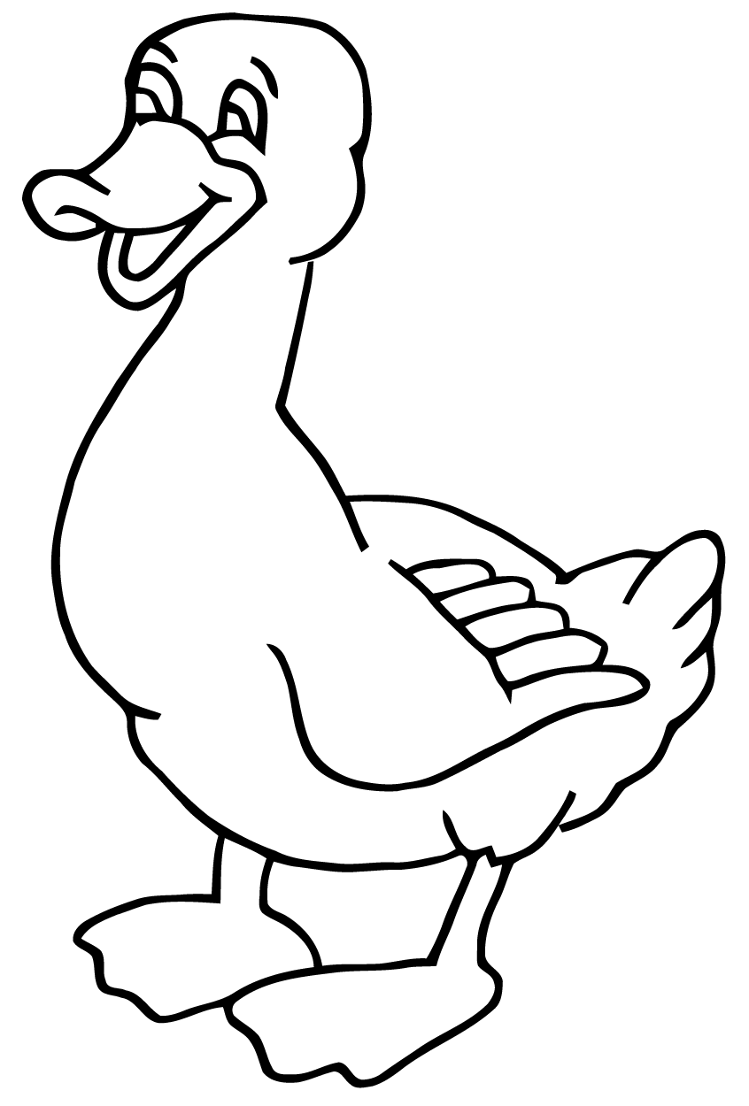 28 Adorable Cute Duck Coloring Pages Printable 5