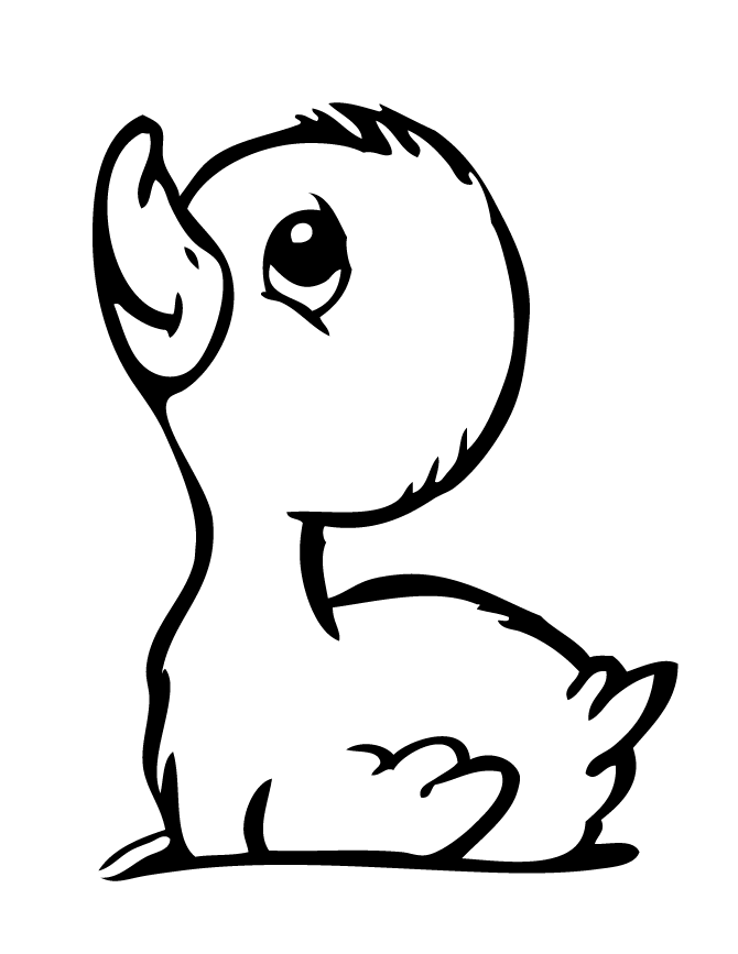 28 Adorable Cute Duck Coloring Pages Printable 8