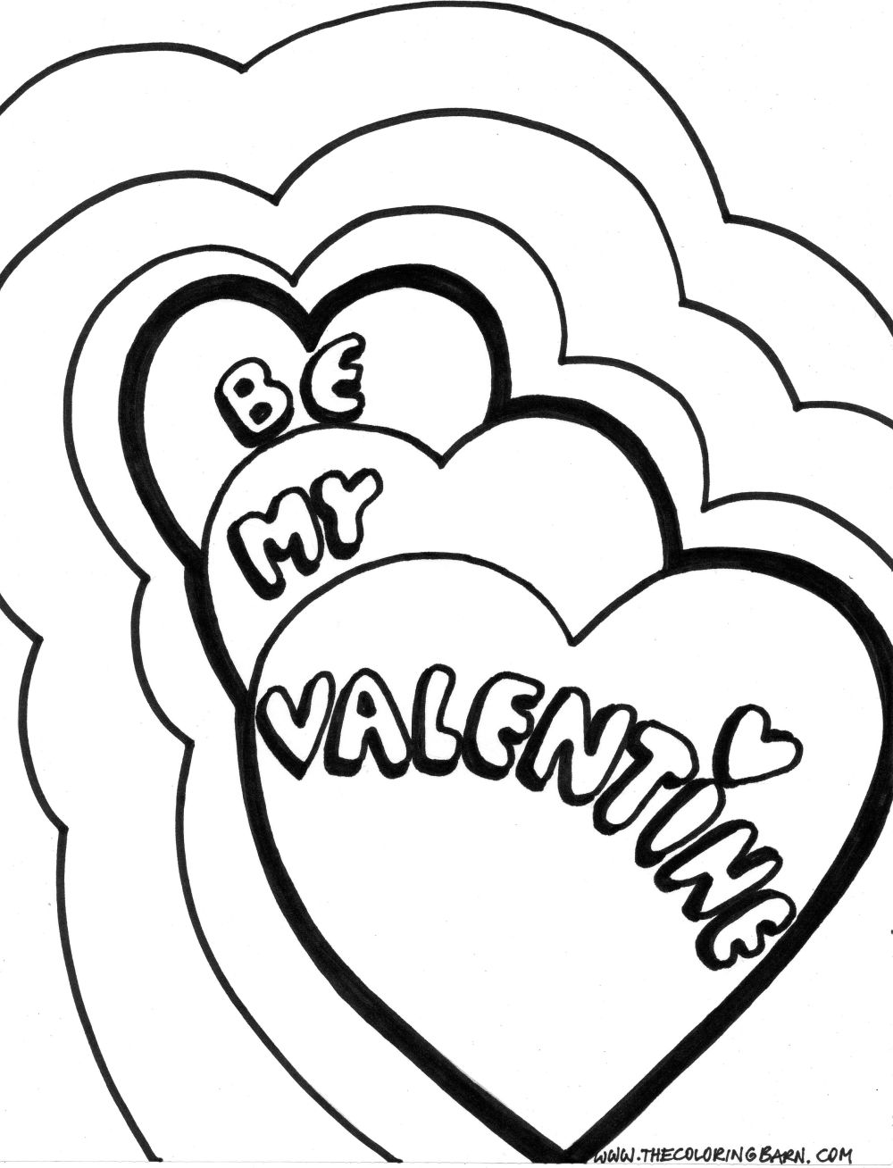 28 Lovely Valentine's Day Coloring Pages Printable 10