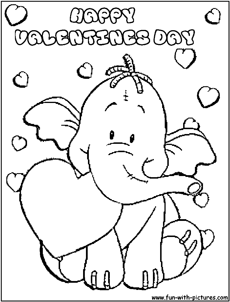 28 Lovely Valentine's Day Coloring Pages Printable 13