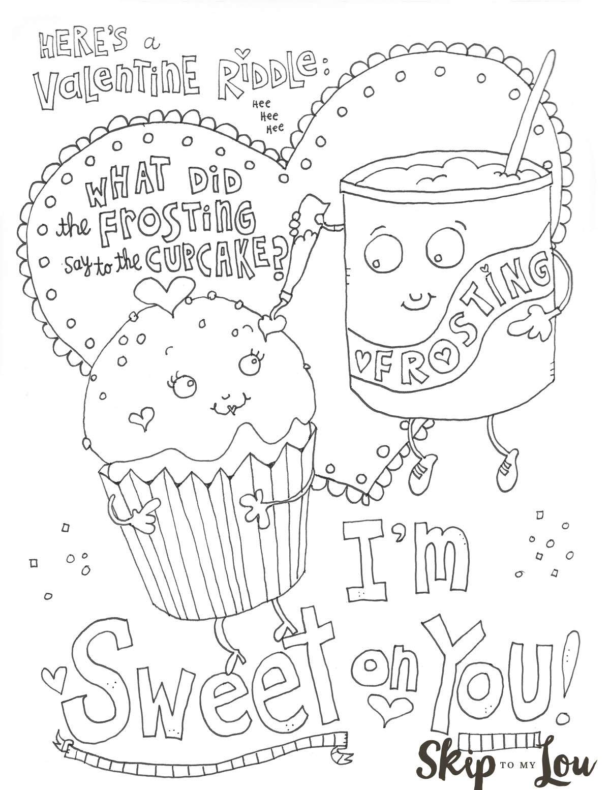 28 Lovely Valentine's Day Coloring Pages Printable 18