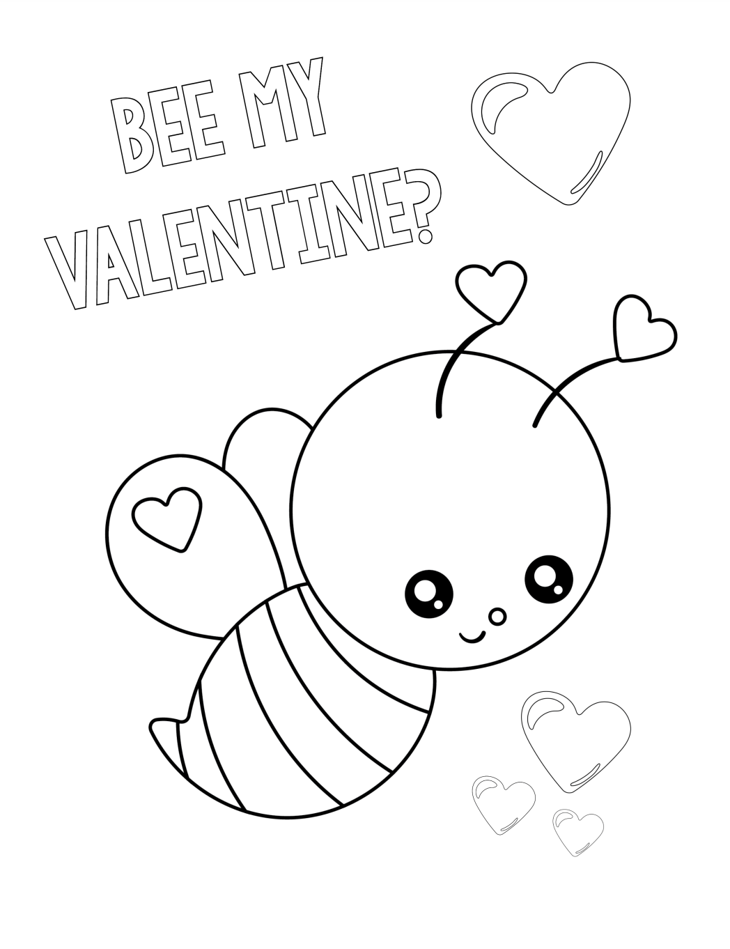 28 Lovely Valentine's Day Coloring Pages Printable 20