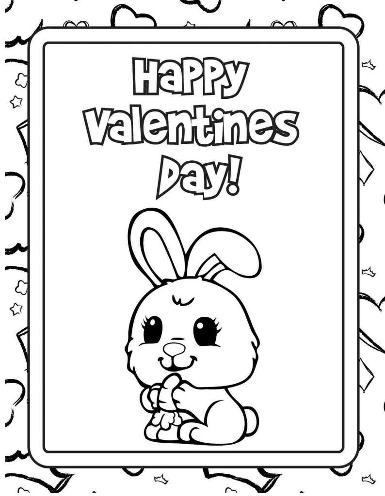 28 Lovely Valentine's Day Coloring Pages Printable 22