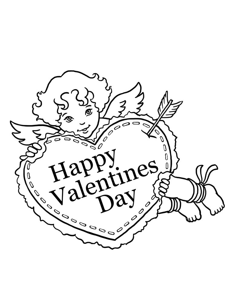 28 Lovely Valentine's Day Coloring Pages Printable 35