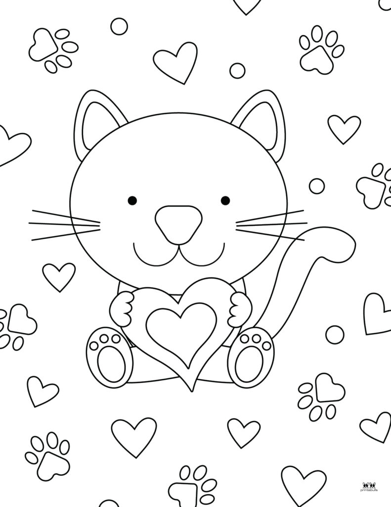 28 Lovely Valentine's Day Coloring Pages Printable 6