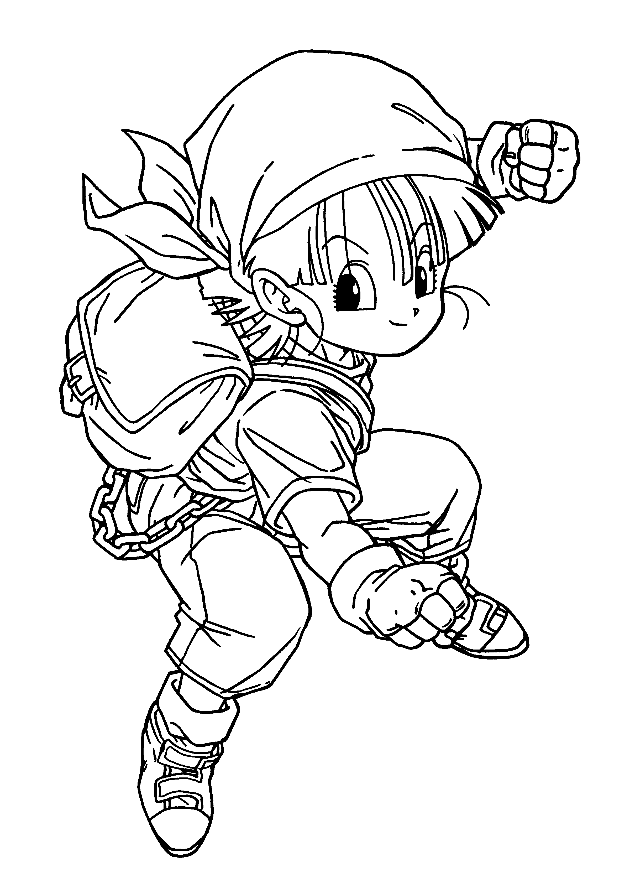 29 Energetic Dragon Ball Z Coloring Pages Printable 14