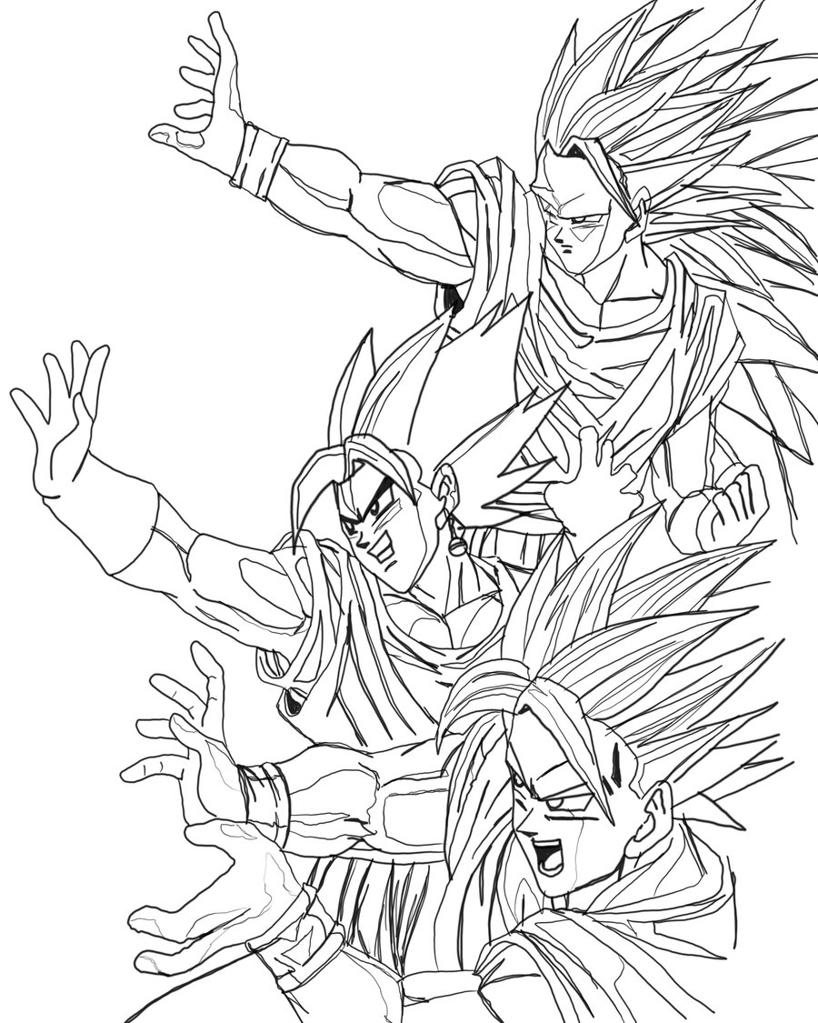 energetic dragon ball z coloring pages printable jpg