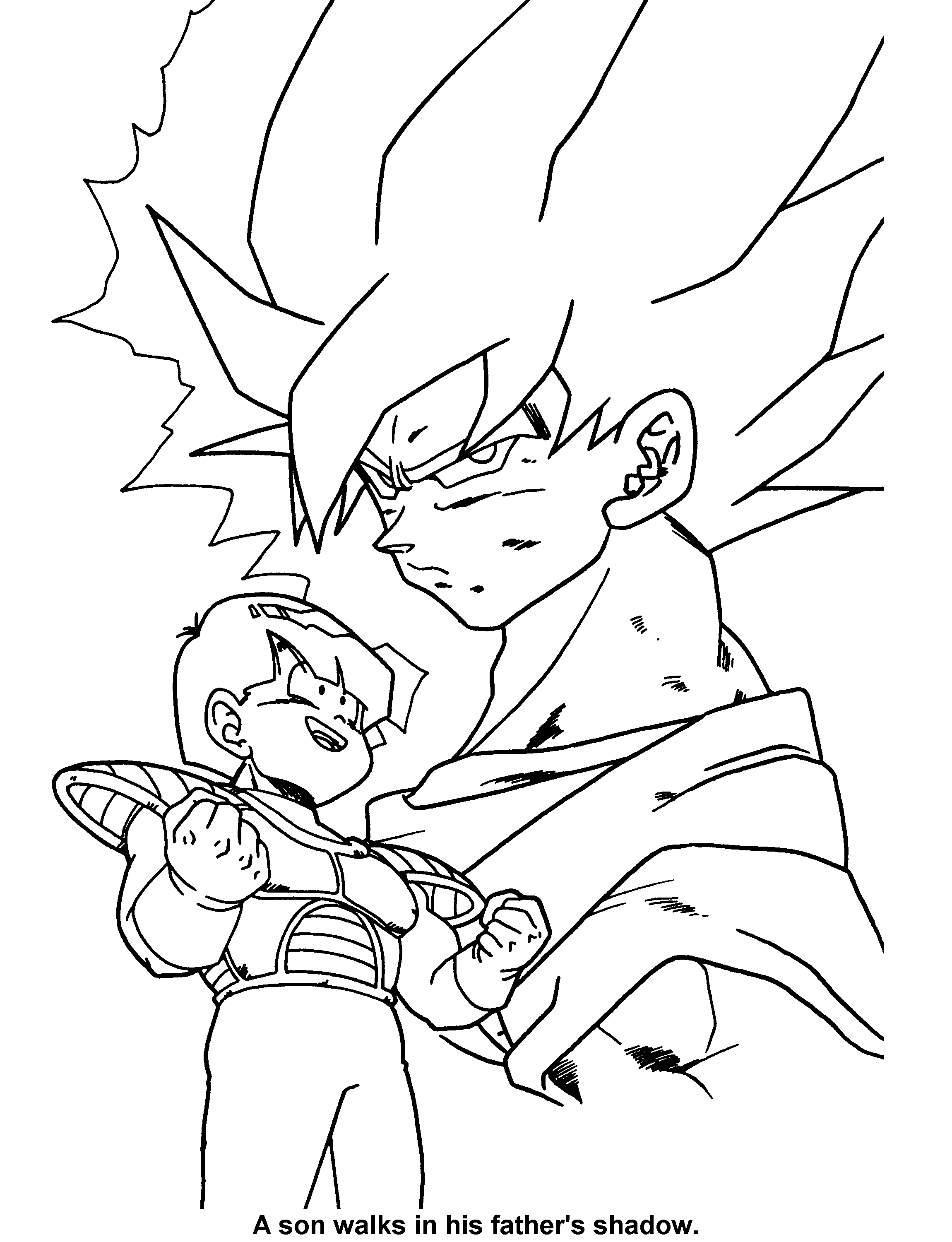 energetic dragon ball z coloring pages printable jpg