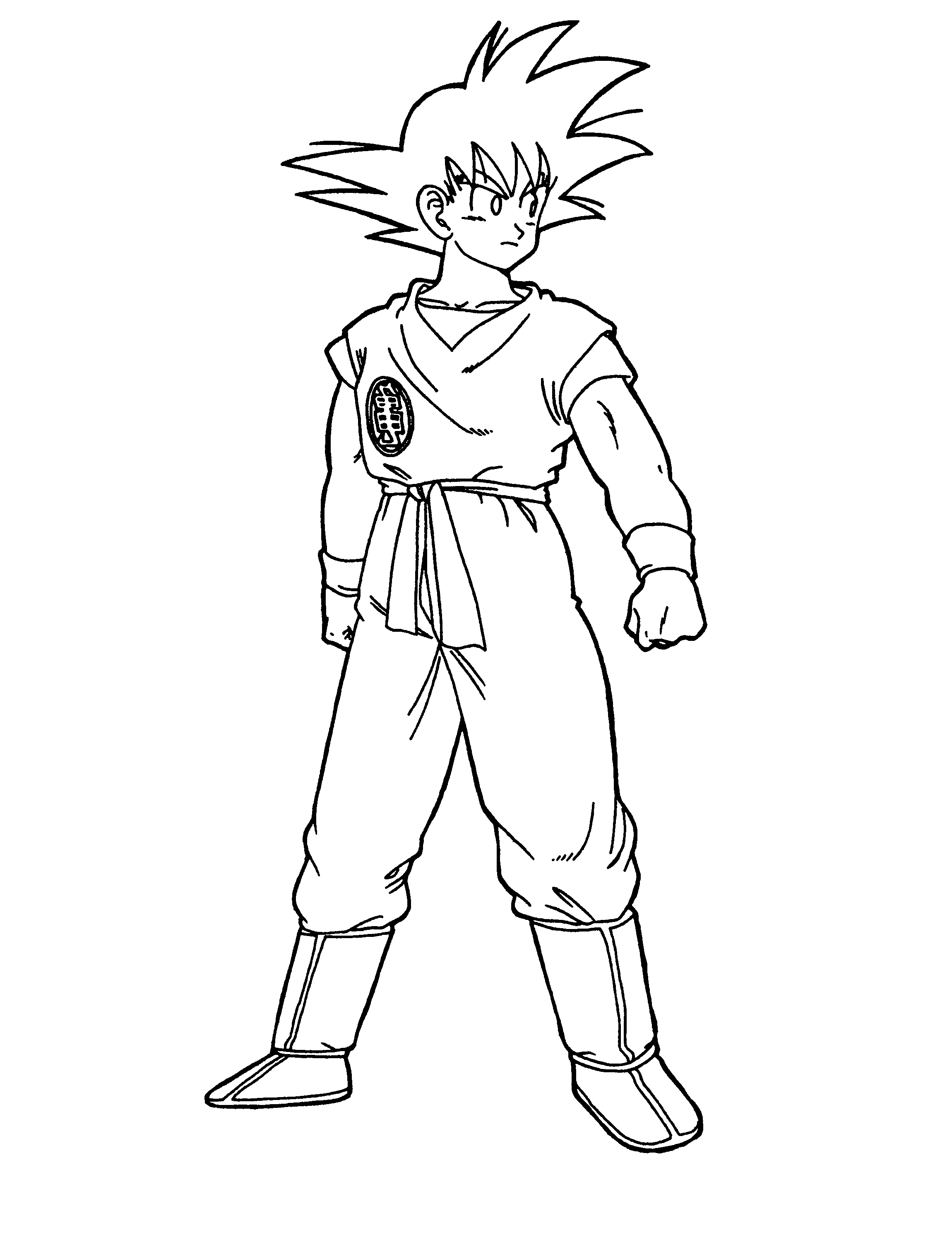 29 Energetic Dragon Ball Z Coloring Pages Printable 21