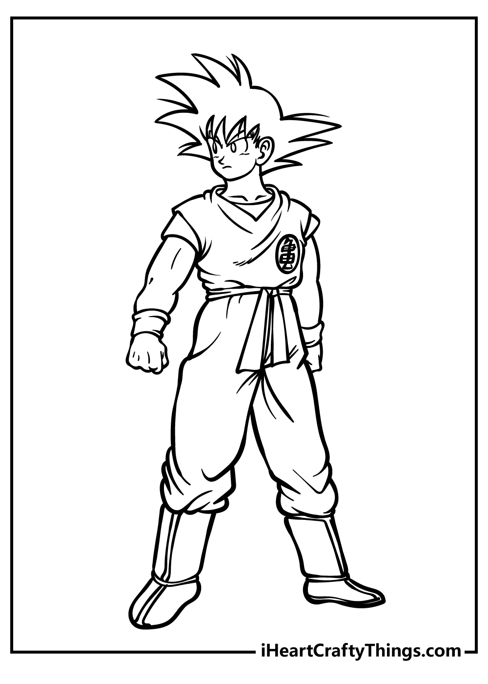 29 Energetic Dragon Ball Z Coloring Pages Printable 5