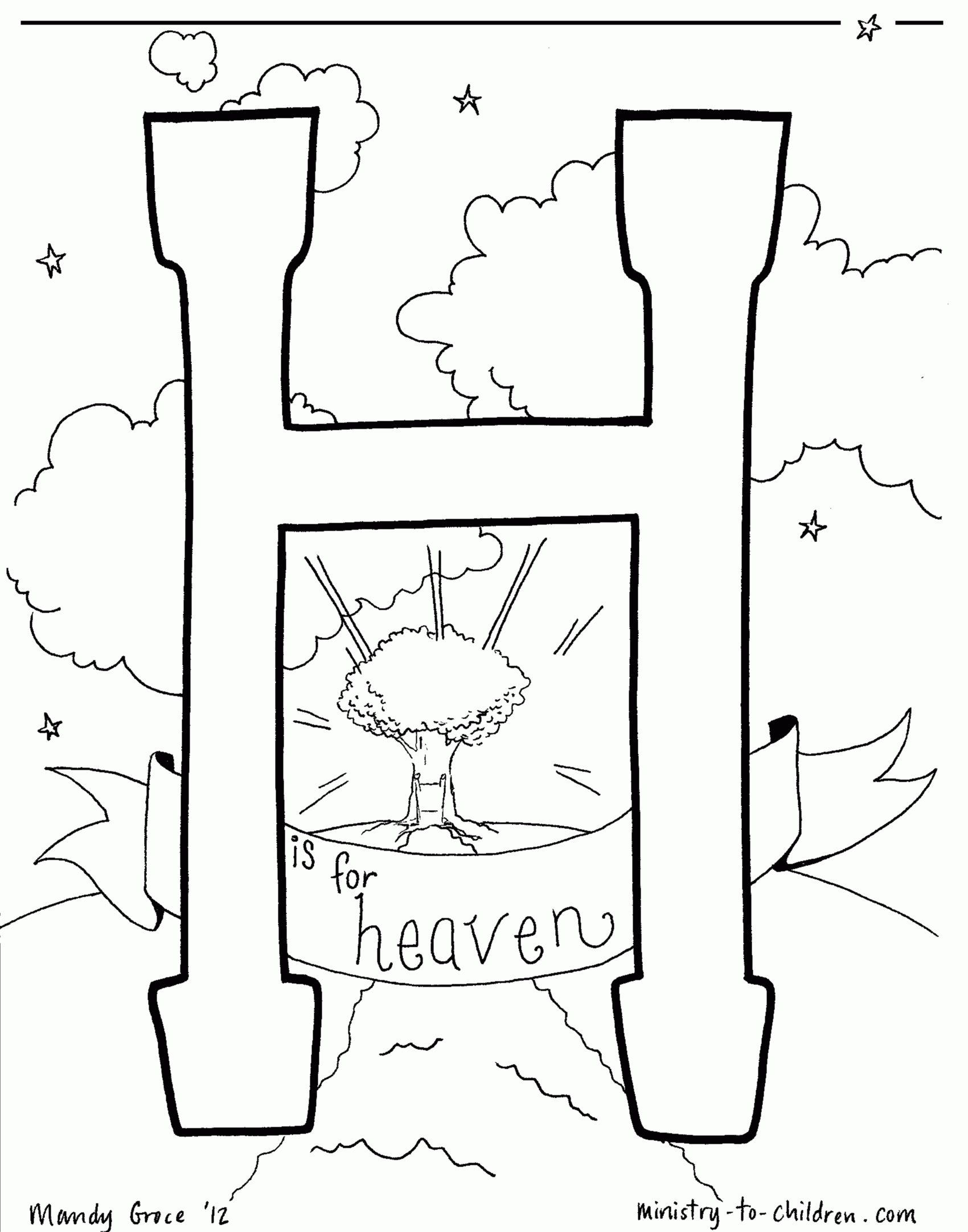 30 Heavenly Halo Coloring Pages Printable 30