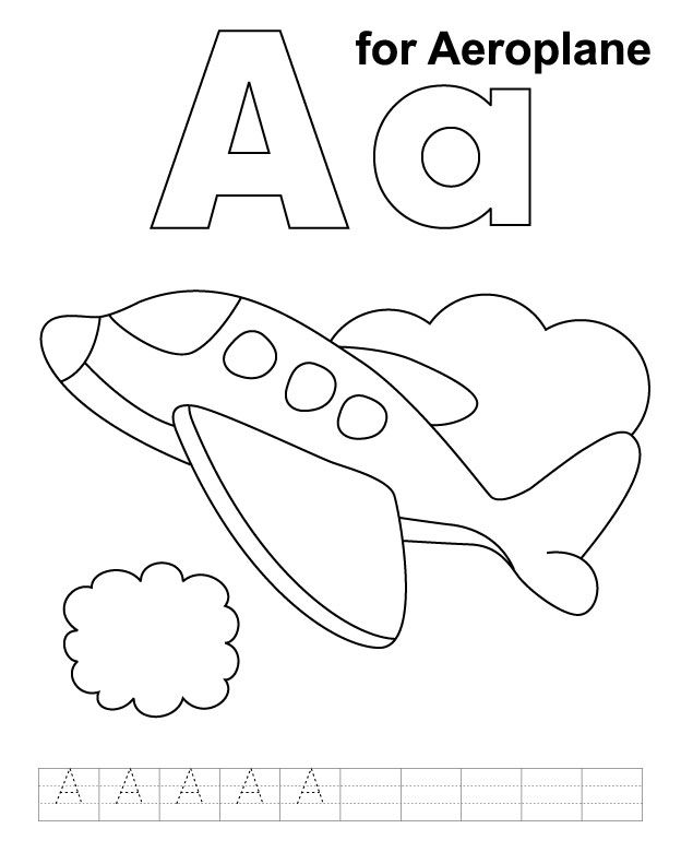 30 High-Flying Airplane Coloring Pages Printable 24