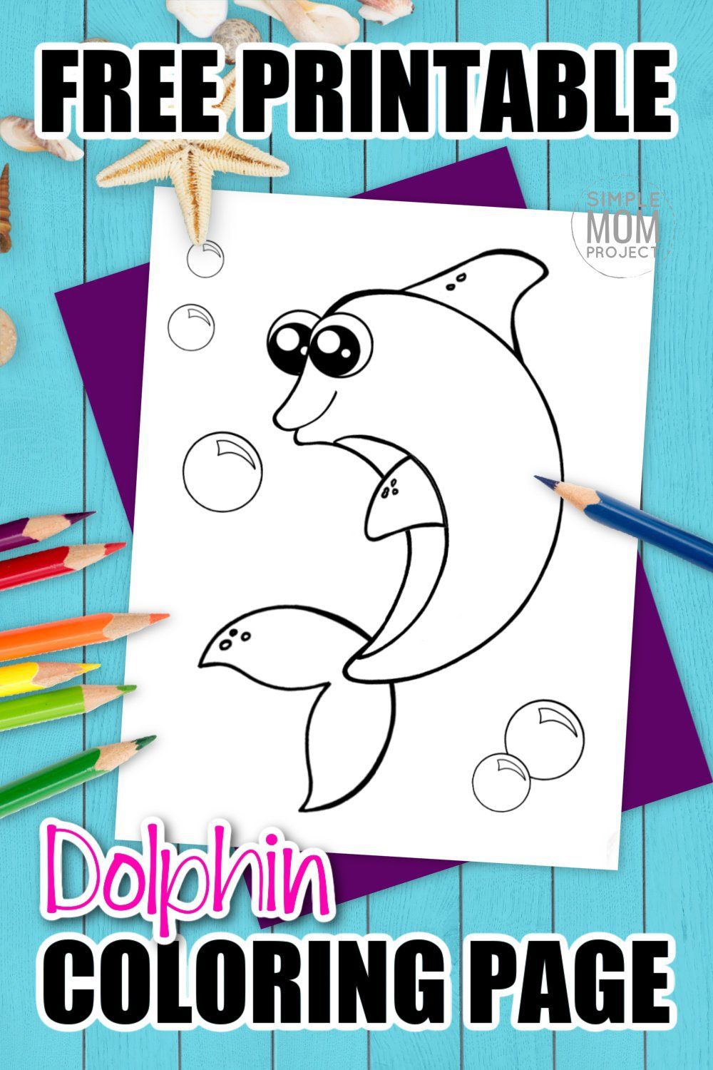 30 Playful Dolphin Coloring Pages Printable 14