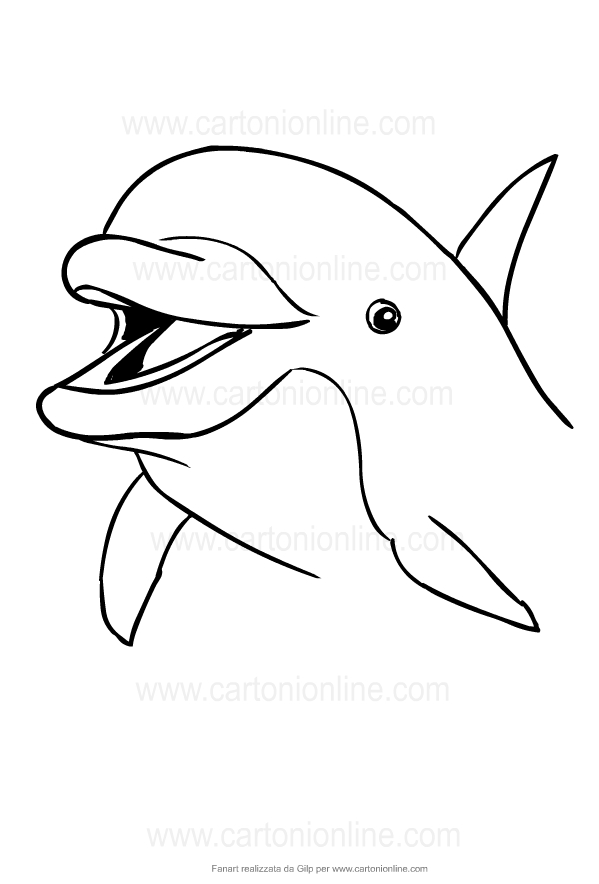 30 Playful Dolphin Coloring Pages Printable 21