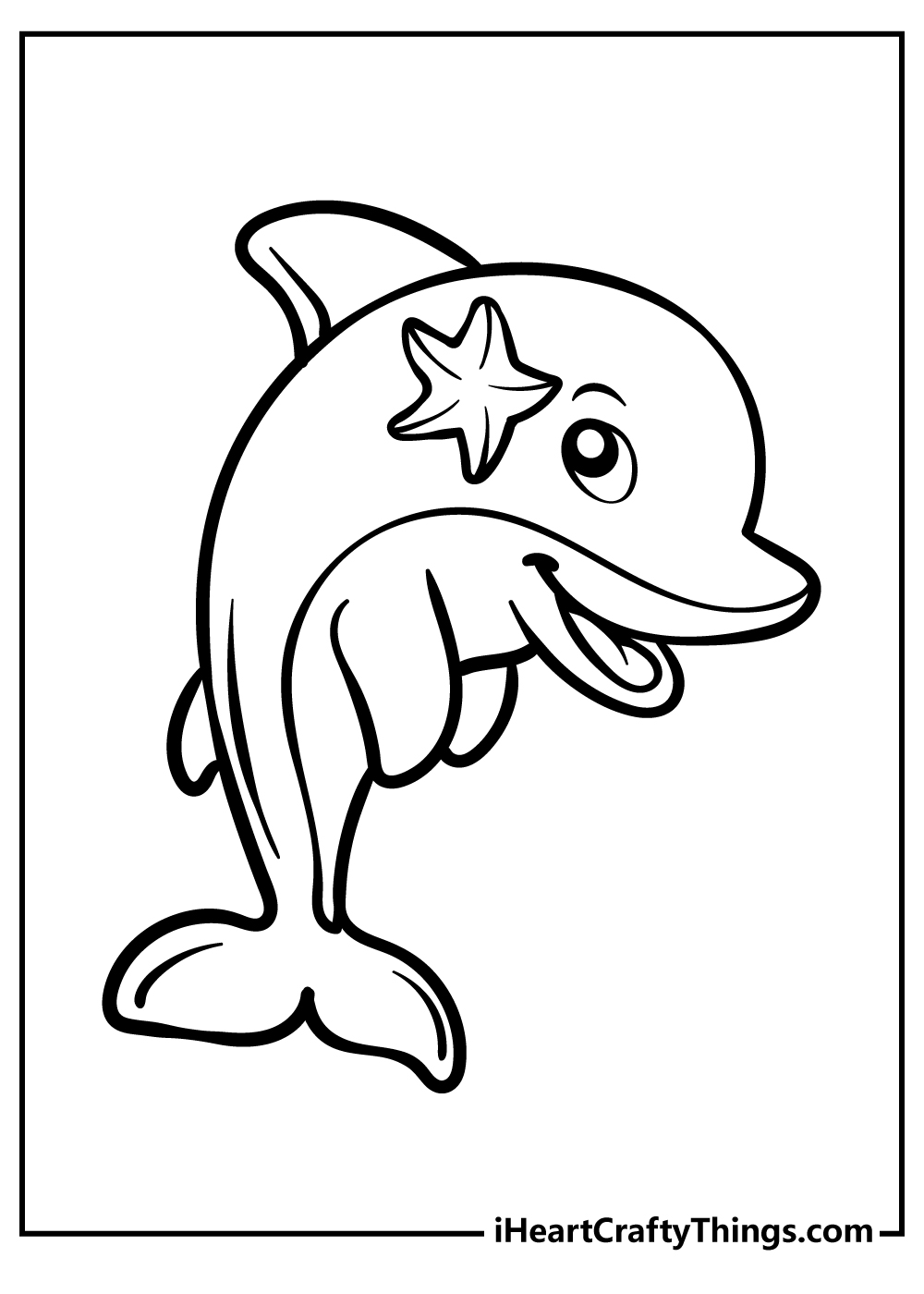 30 Playful Dolphin Coloring Pages Printable 25