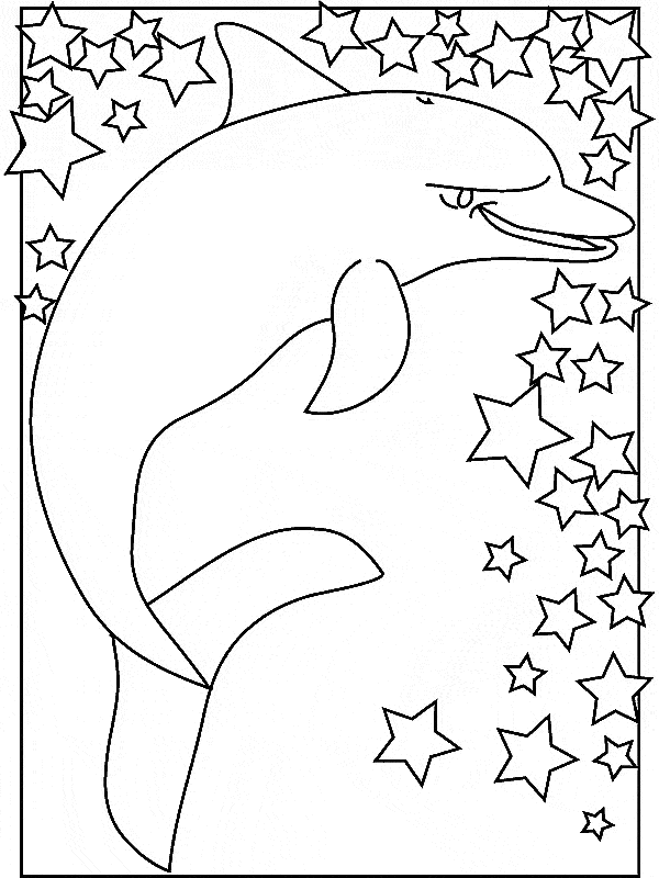 30 Playful Dolphin Coloring Pages Printable 28