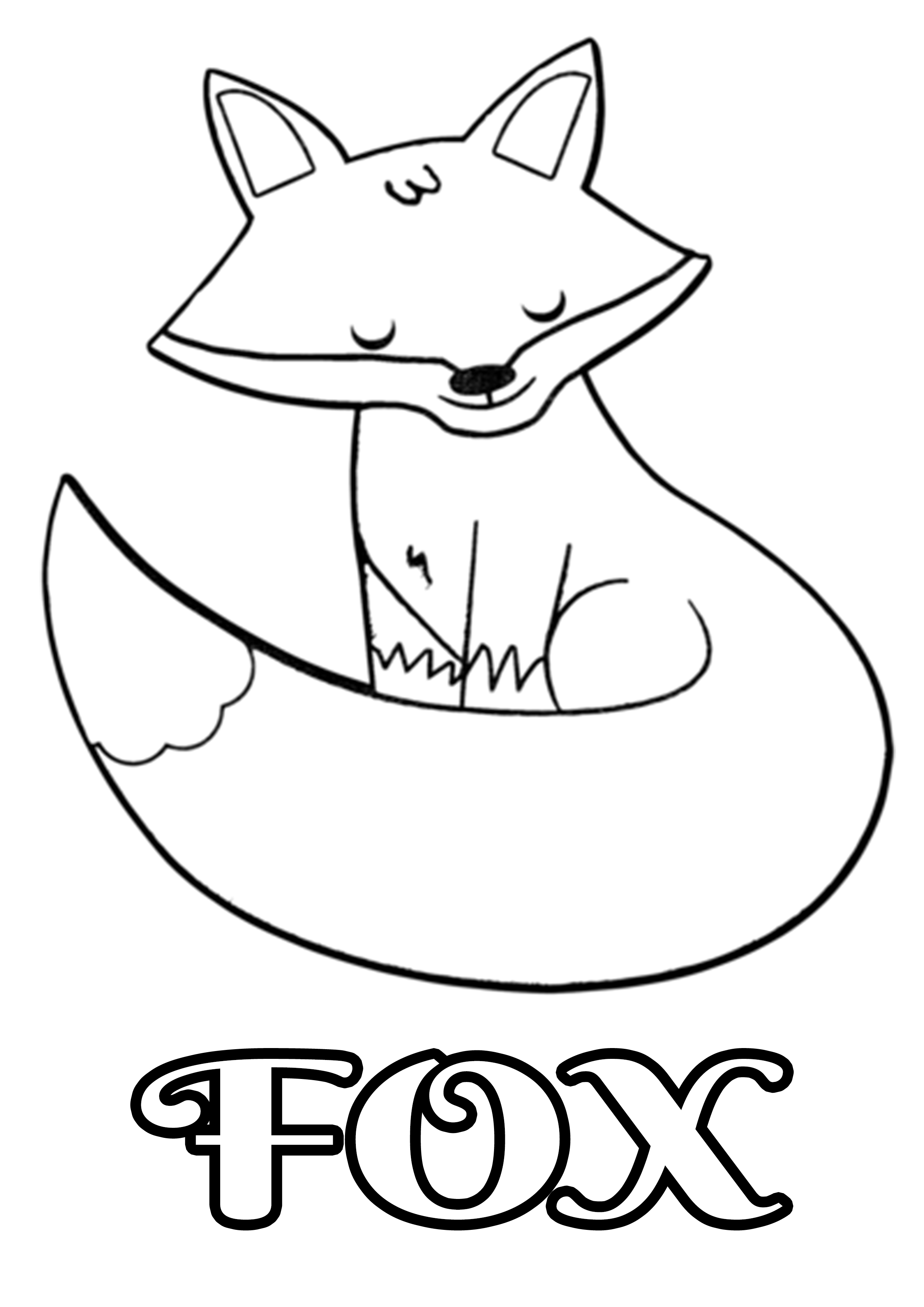 31 Cunning Fox Coloring Pages Printable 10