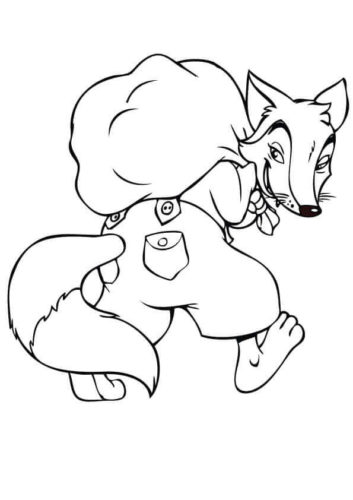 31 Cunning Fox Coloring Pages Printable 11