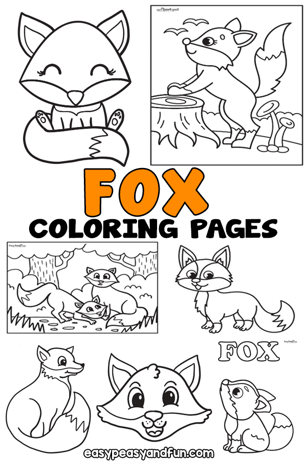 31 Cunning Fox Coloring Pages Printable 30