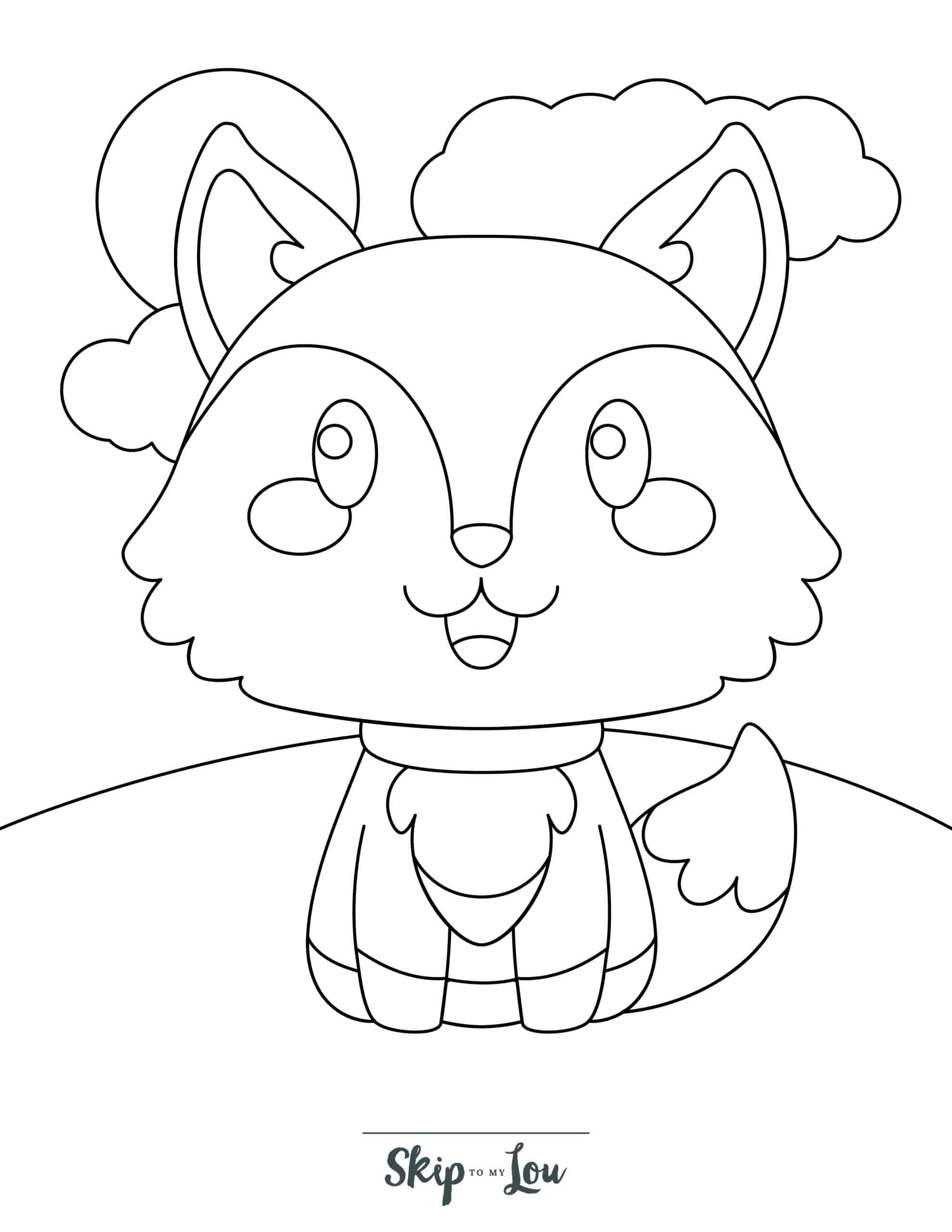 31 Cunning Fox Coloring Pages Printable 33