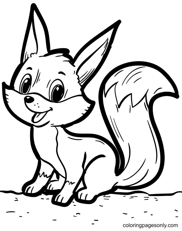 31 Cunning Fox Coloring Pages Printable 34