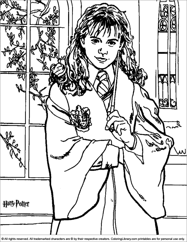 31 Magical Harry Potter Coloring Pages Printable 11