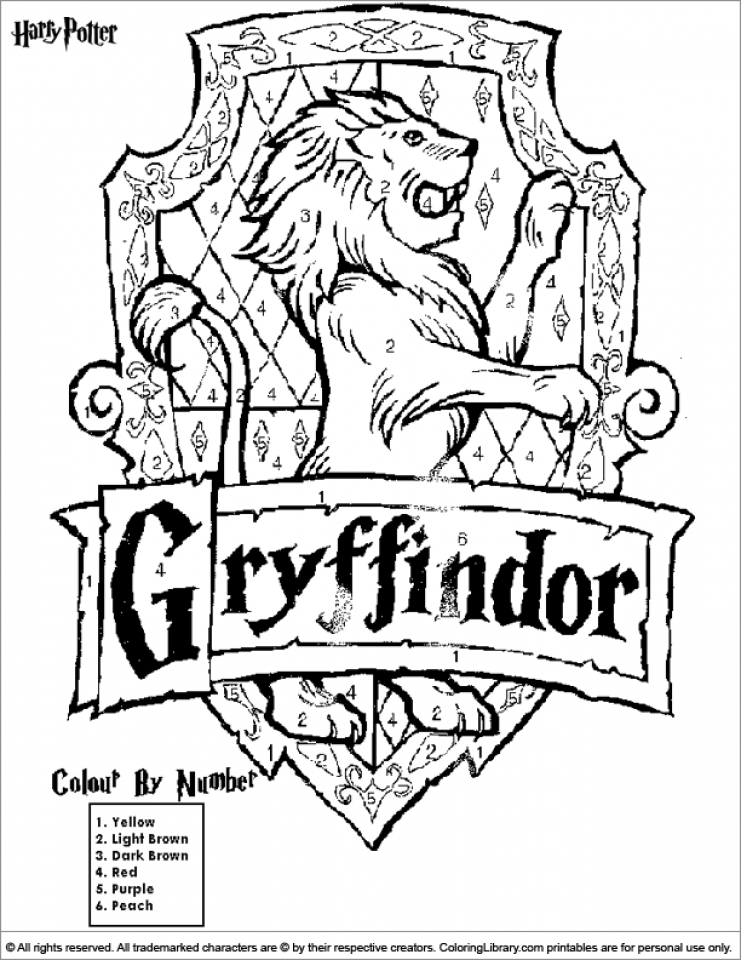 31 Magical Harry Potter Coloring Pages Printable 27