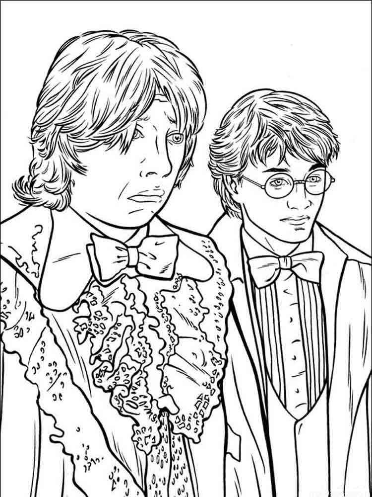 31 Magical Harry Potter Coloring Pages Printable 8