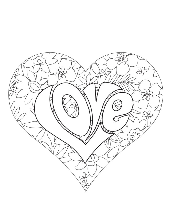 heartwarming heart coloring pages printable jpg