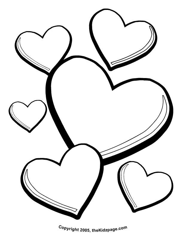 32 Heartwarming Heart Coloring Pages Printable 30