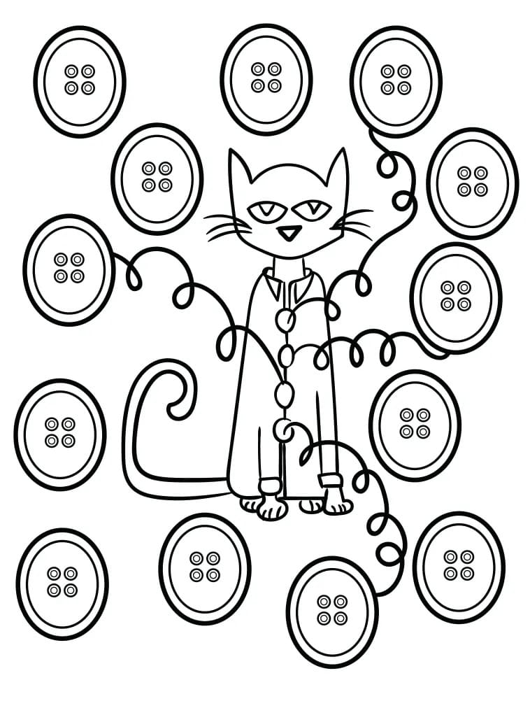 34 Groovy Pete The Cat Coloring Pages Printable 10