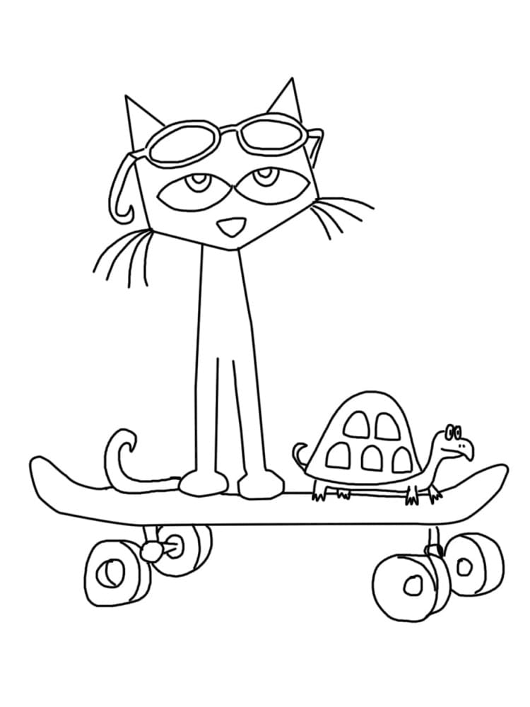 34 Groovy Pete The Cat Coloring Pages Printable 11