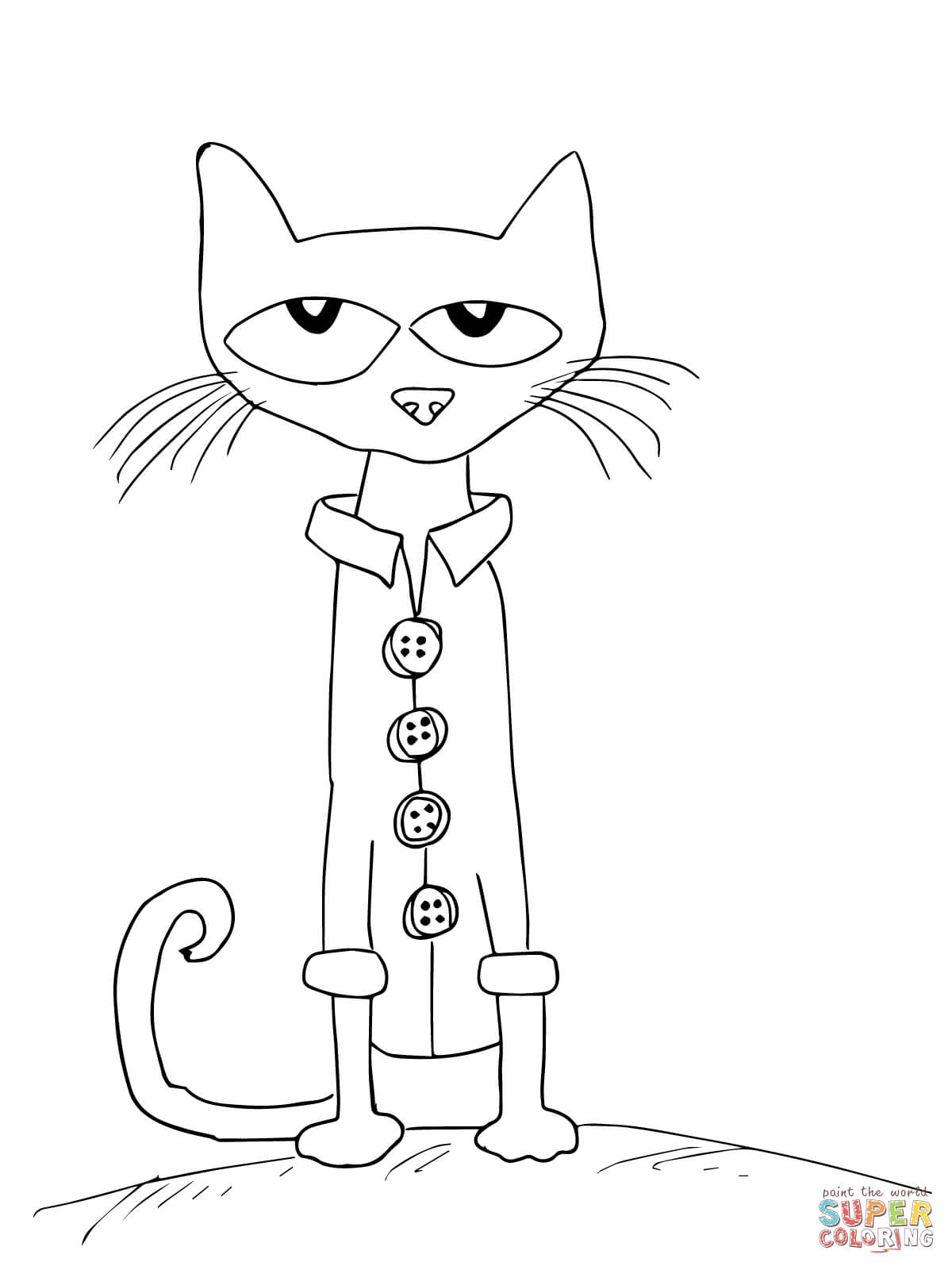 groovy pete the cat coloring pages printable jpg