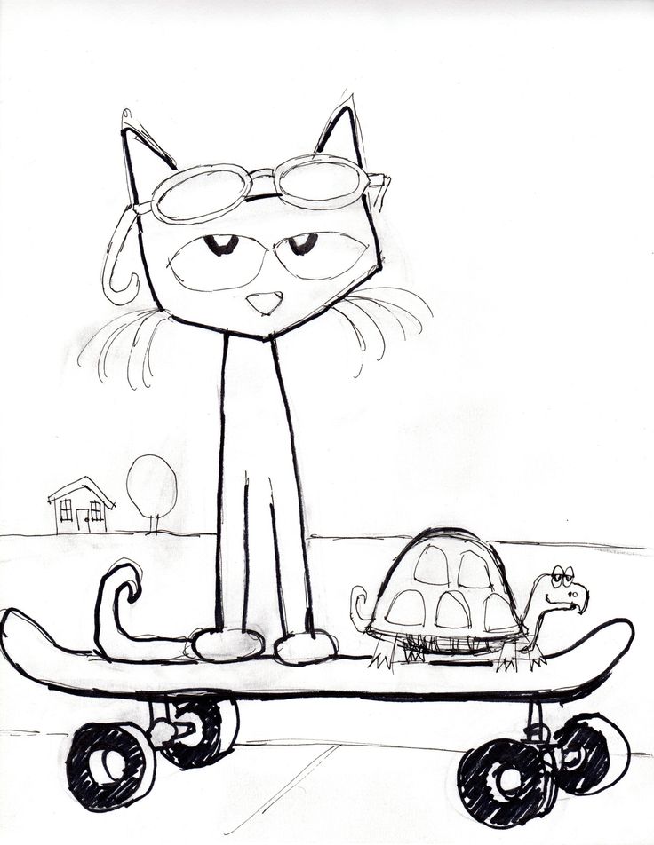 34 Groovy Pete The Cat Coloring Pages Printable 27