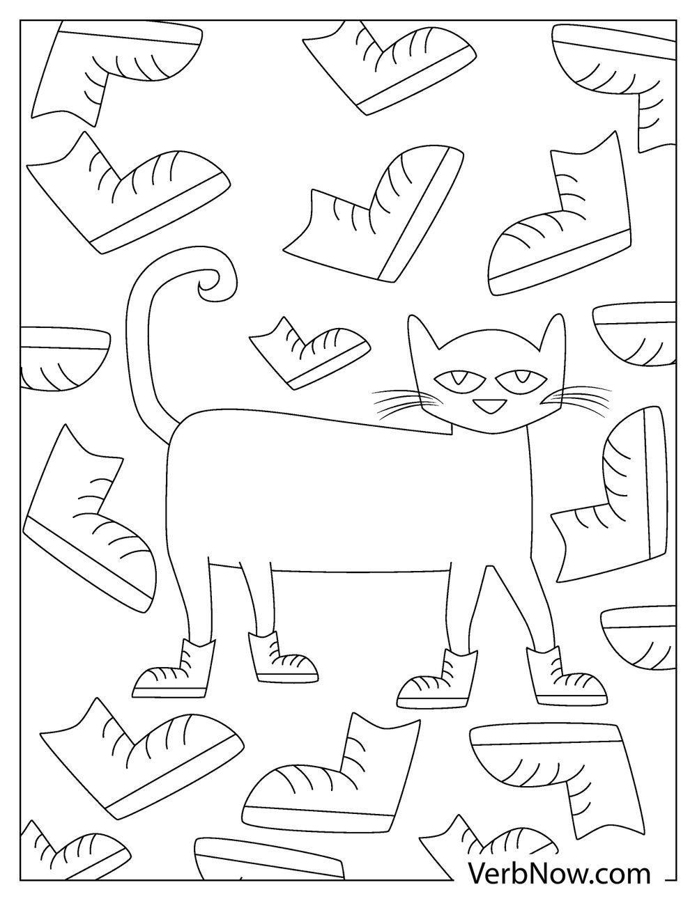 34 Groovy Pete The Cat Coloring Pages Printable 31