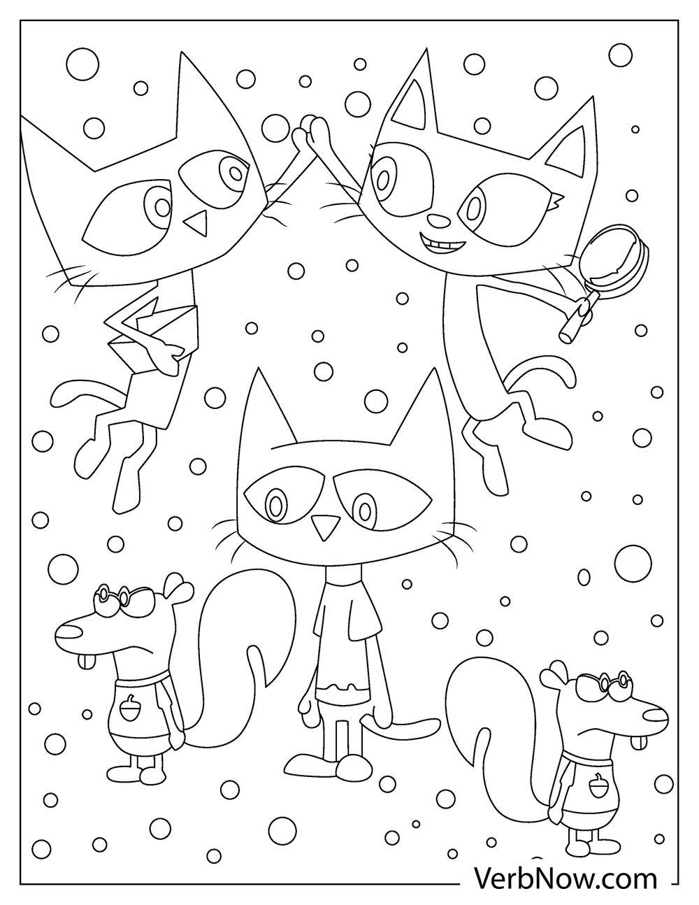 34 Groovy Pete The Cat Coloring Pages Printable 32