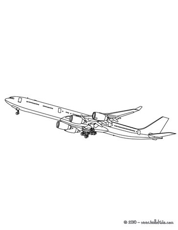 36 High-Flying Airplane Coloring Pages Printable 17