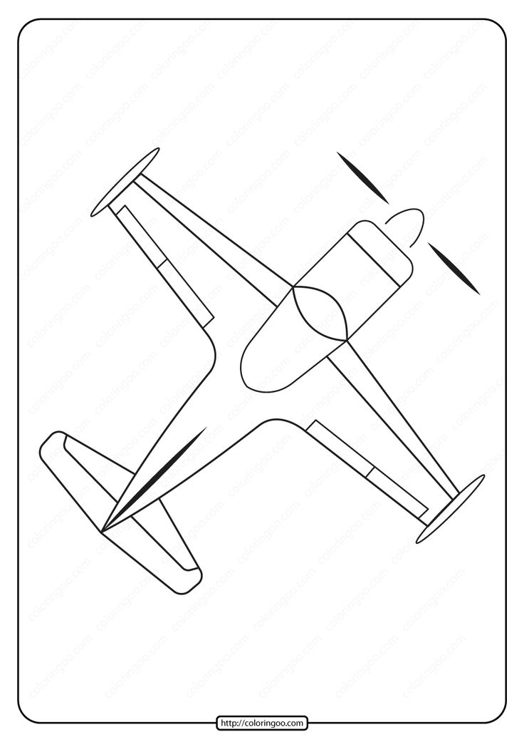 36 High-Flying Airplane Coloring Pages Printable 18