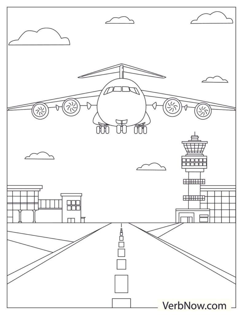 high flying airplane coloring pages printable jpg