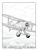 36 High-Flying Airplane Coloring Pages Printable 5