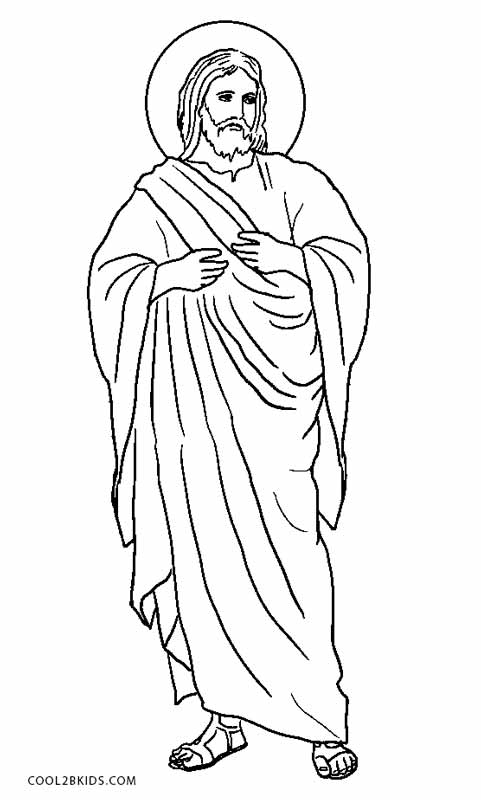 36 Inspirational Jesus Coloring Pages Printable 25