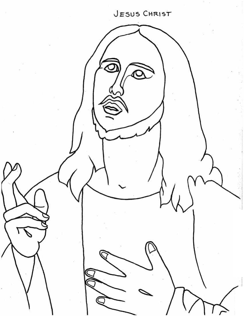 36 Inspirational Jesus Coloring Pages Printable 29