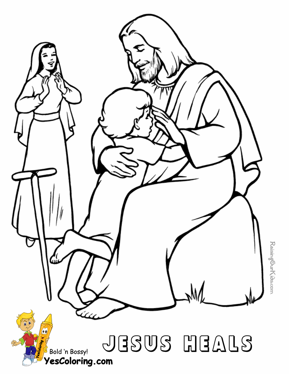 36 Inspirational Jesus Coloring Pages Printable 3