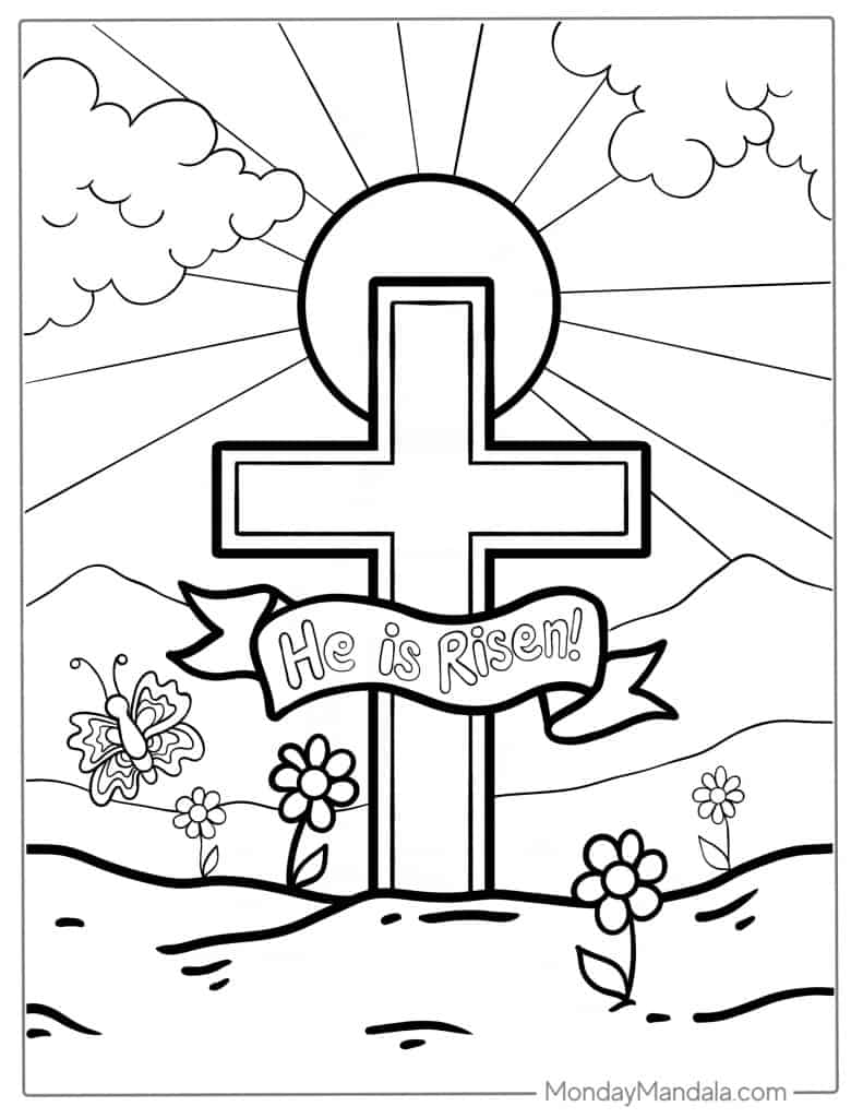 36 Inspirational Jesus Coloring Pages Printable 4