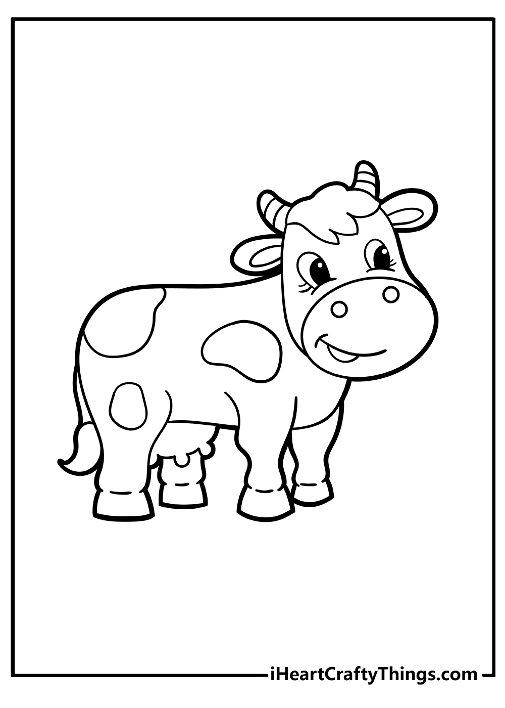 37 Moo-tiful Cow Coloring Pages Printable 20