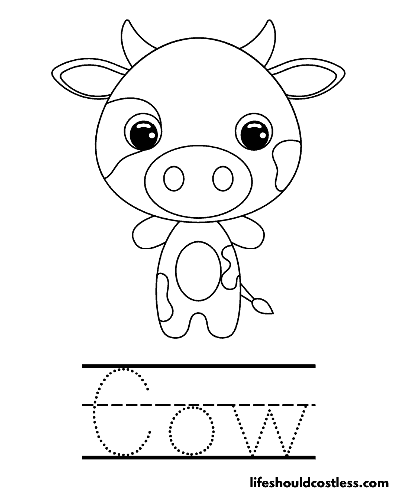 37 Moo-tiful Cow Coloring Pages Printable 26